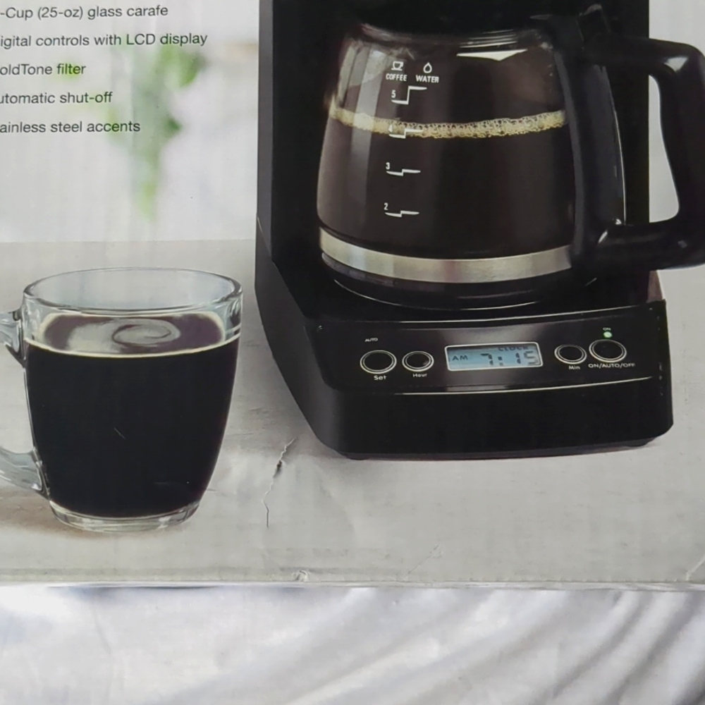Capresso 5-cup minidrip programmable coffee maker